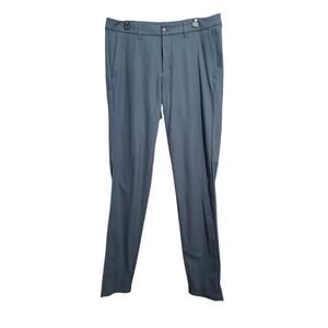 Lululemon ABC Classic-Fit 5-Pocket Pant 35" Warpstreme Iron Blue Sz 36